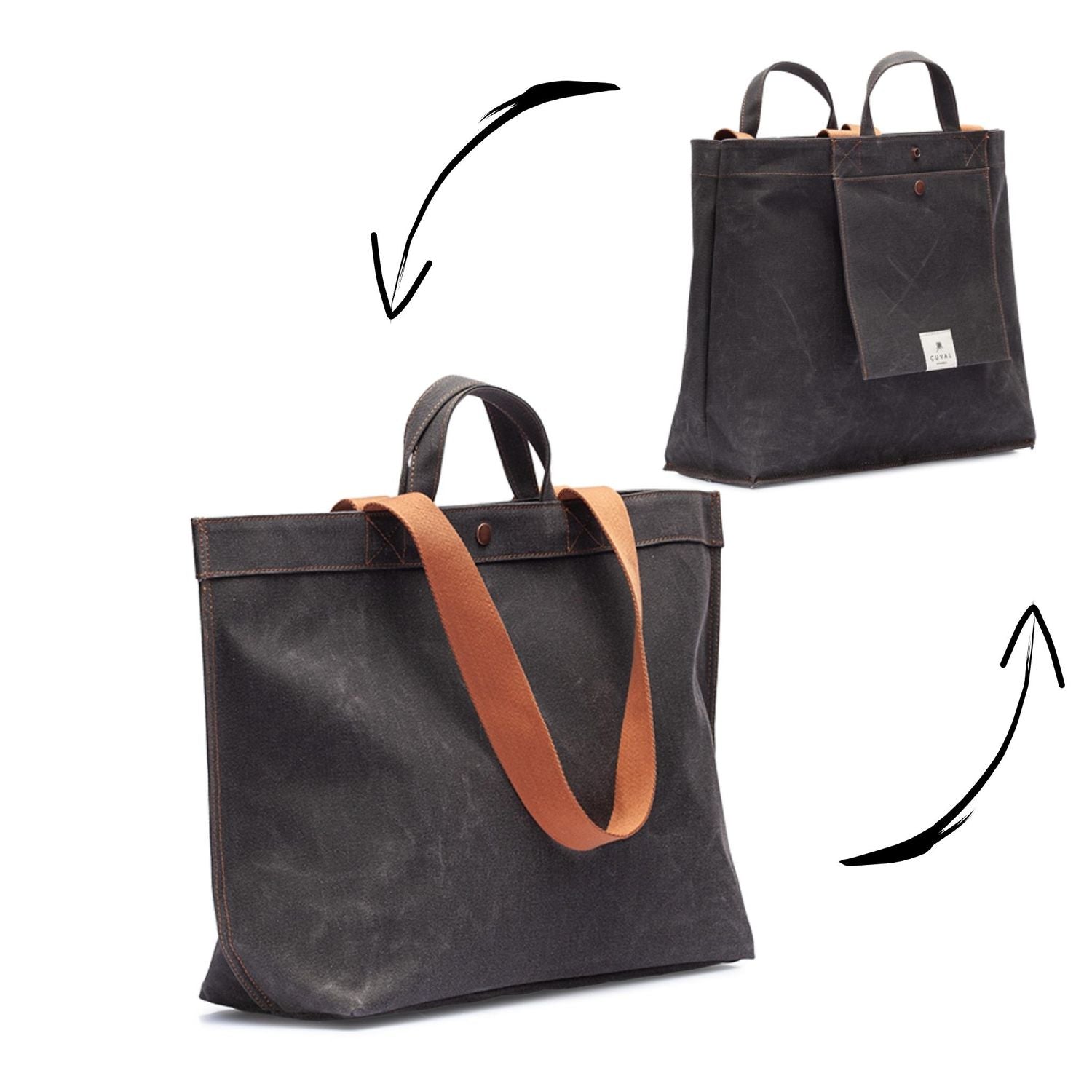 Truffle Collection black large tote bag